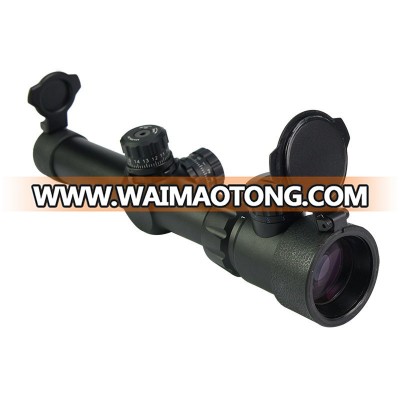 Fast focus riflescope 1-4X24HE3SF  red green and blue illuminated with lock